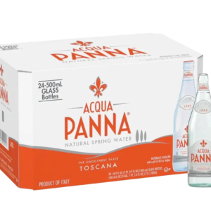 Acqua Panna Natural Mineral Water - Glass Bottles (24 x 500ml)