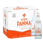 Acqua Panna Natural Mineral Water - Glass Bottles (12 x 1L)