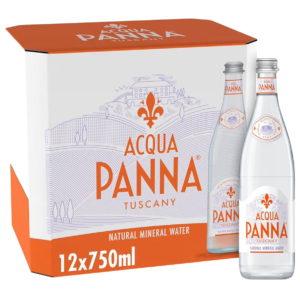 Acqua Panna Natural Mineral Water - Glass Bottles (12 x 750ml)