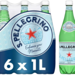 San Pellegrino Sparkling Natural Mineral Water – PET Bottles (6 x 1L)