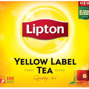 Lipton Yellow Label Black Tea -100 Tea Bags (2g Each)