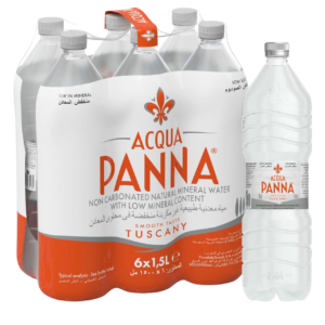 Acqua Panna Natural Mineral Water - PET Bottles (6 x 1.5L)