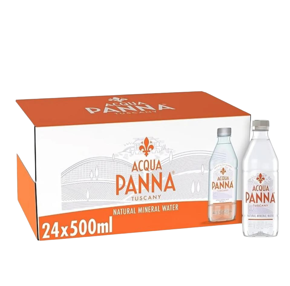 Acqua Panna Natural Mineral Water - PET Bottles (24 x 500ml)