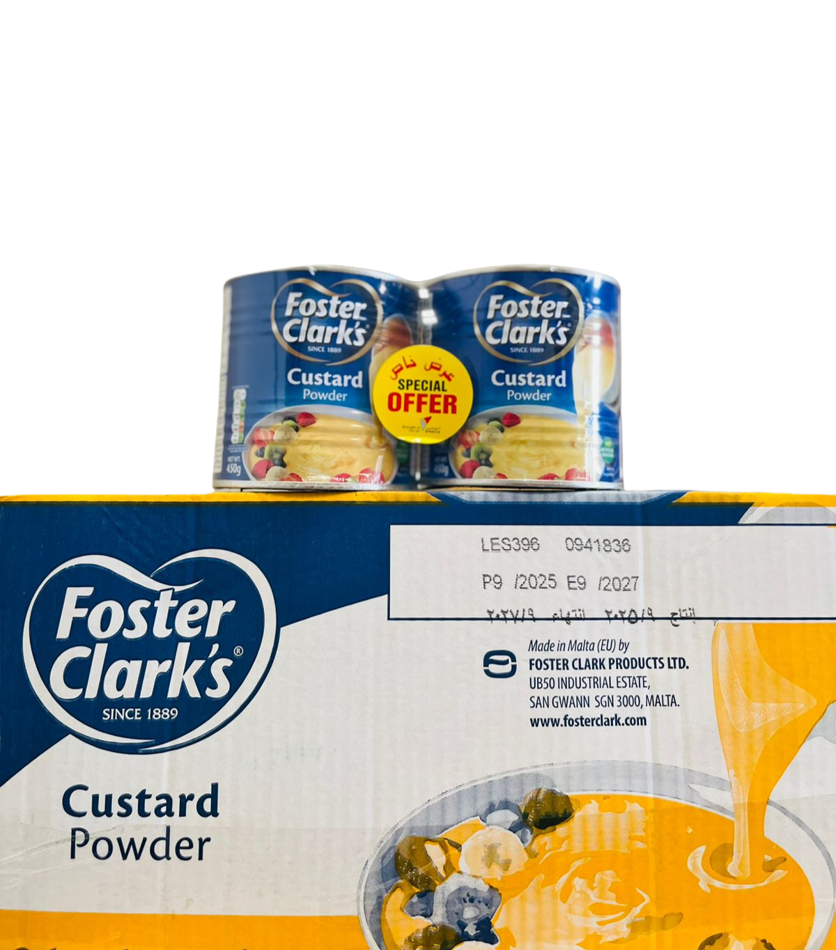 Foaster Clerk Custard Powder - 24 x 450g - Image 2