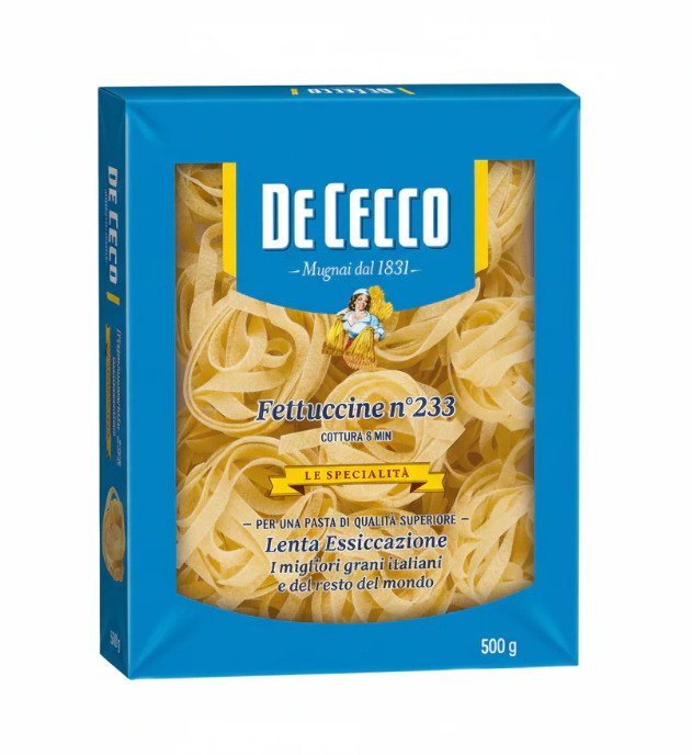 De Cecco Fettuccine Pasta - 8 x 500gm